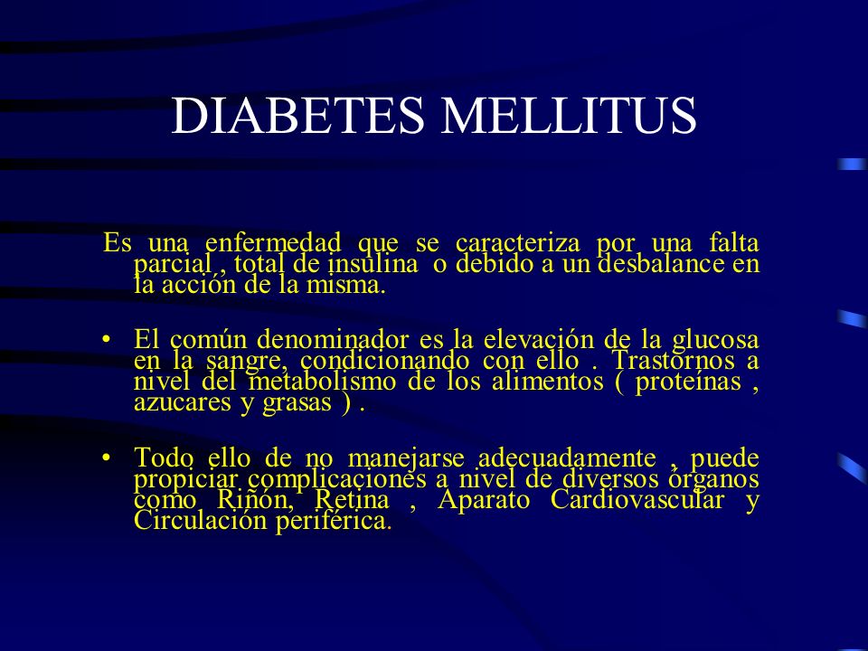 tecnicas para exponer con diapositivas diabetes
